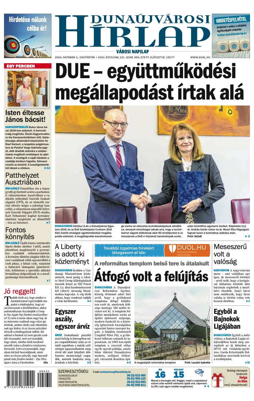 Lapszám: 2024.10.03.