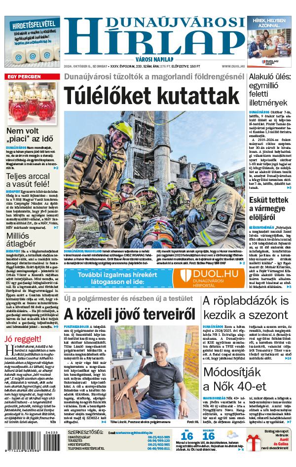 Lapszám: 2024.10.05.